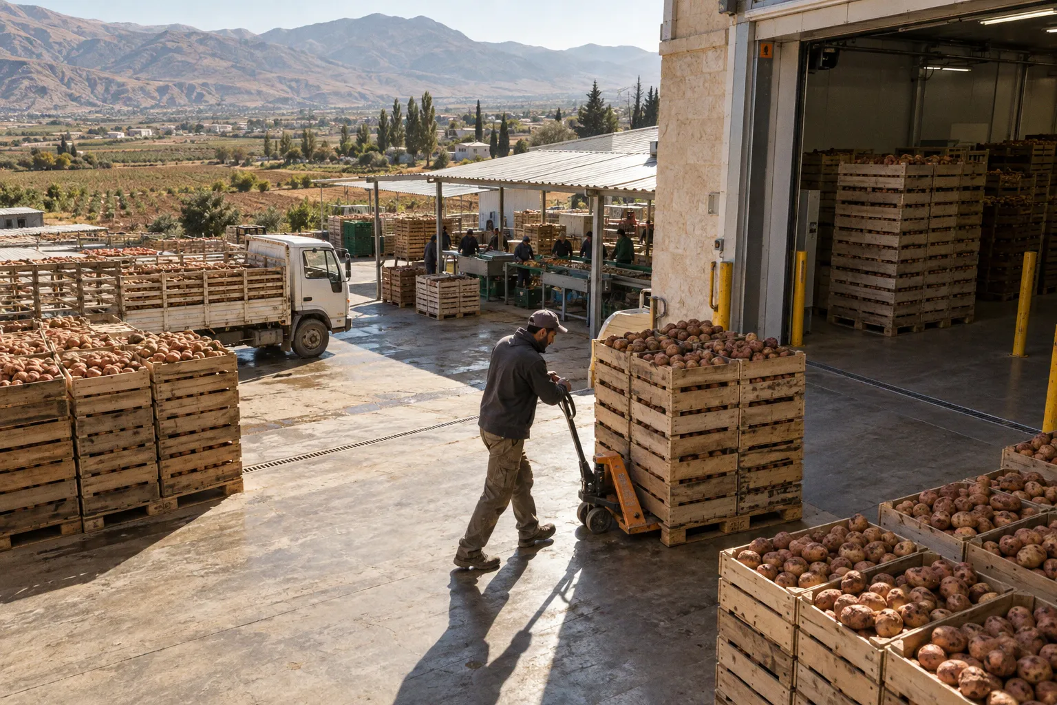Bekaa Valley potato harvest: four steps to minimize storage loss