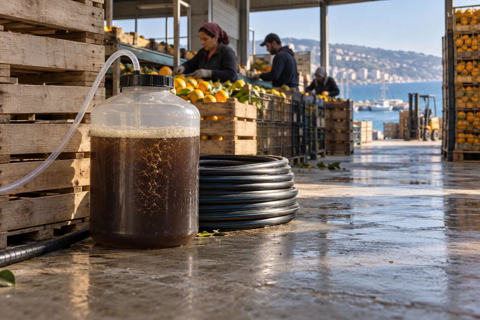 Compost tea in Lebanese vineyards: soil health before and after