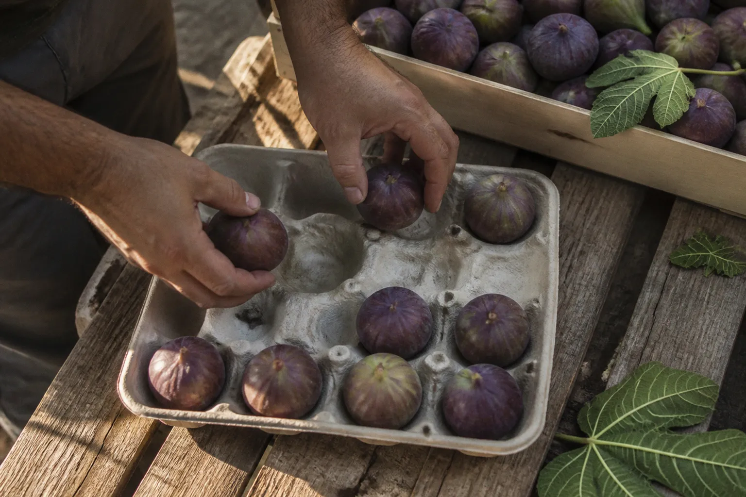 Fig packaging in Lebanon: paper tray transition