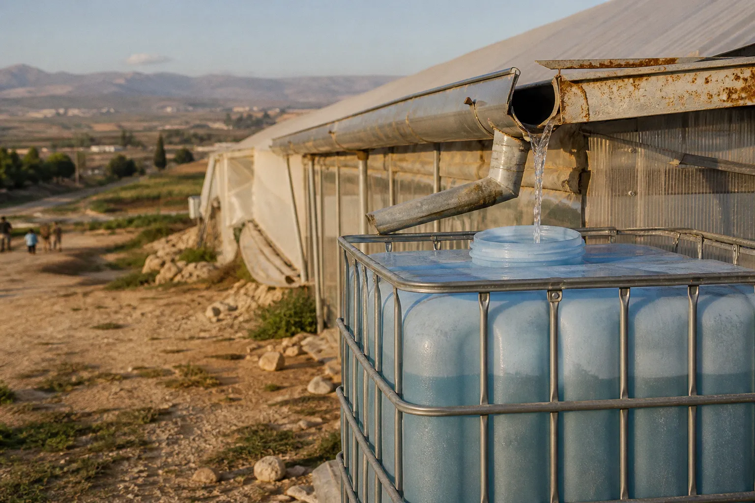 Greenhouse rainwater harvesting: a setup plan for Bekaa farms