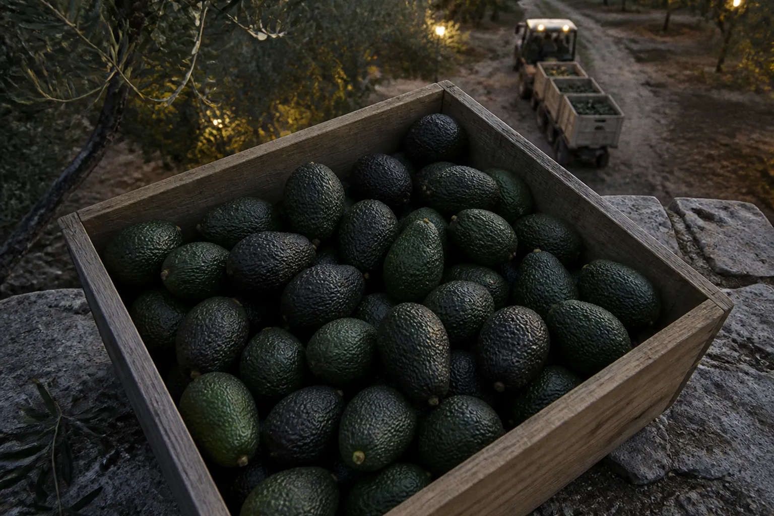 Lebanese avocado export prep: a four-stage farm project