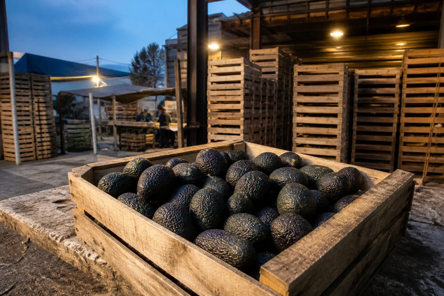 Lebanese avocado handling: a post-harvest ripening plan