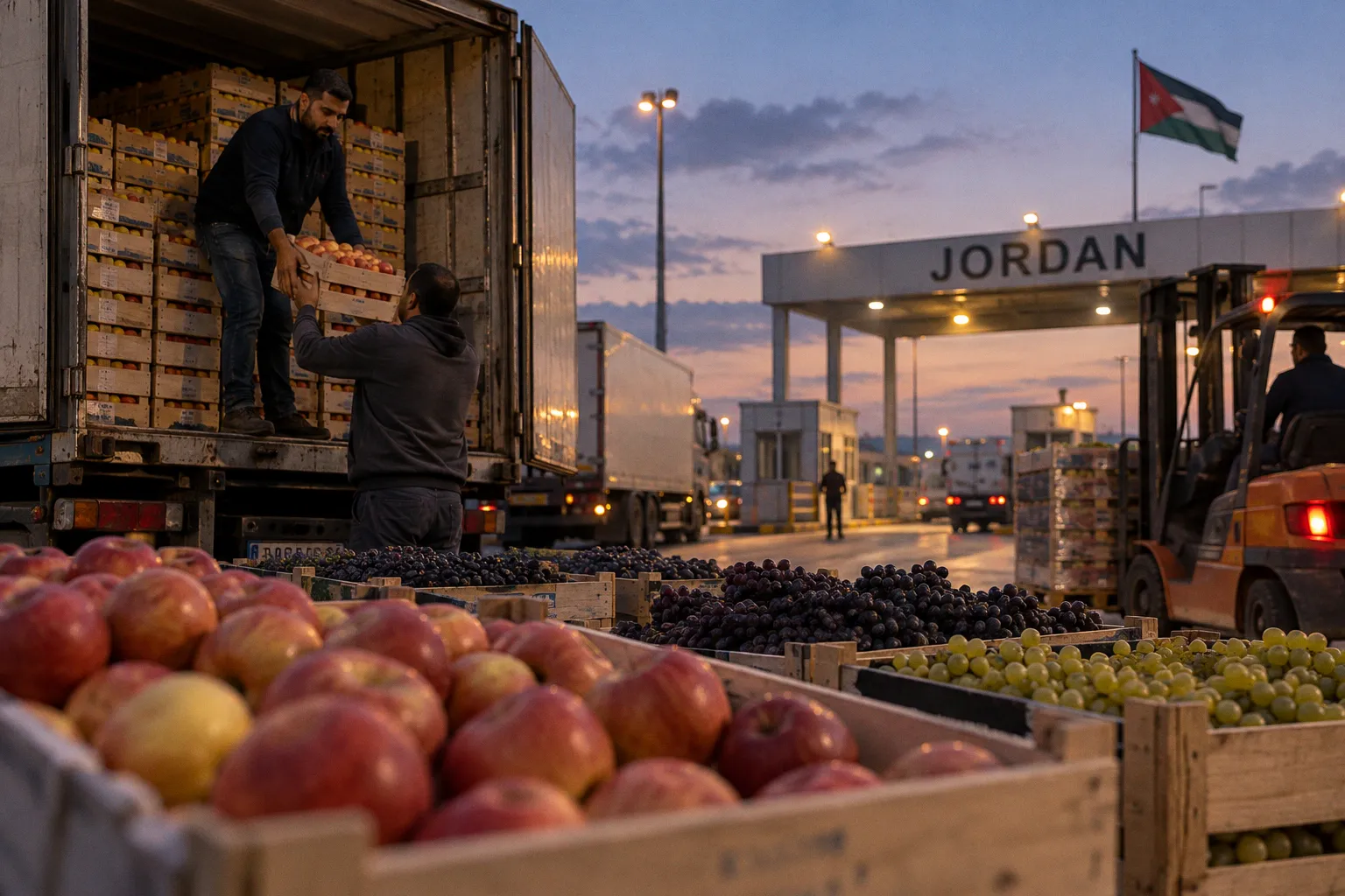 Lebanon Targets Jordanian Market to Scale Apple and Grape Exports