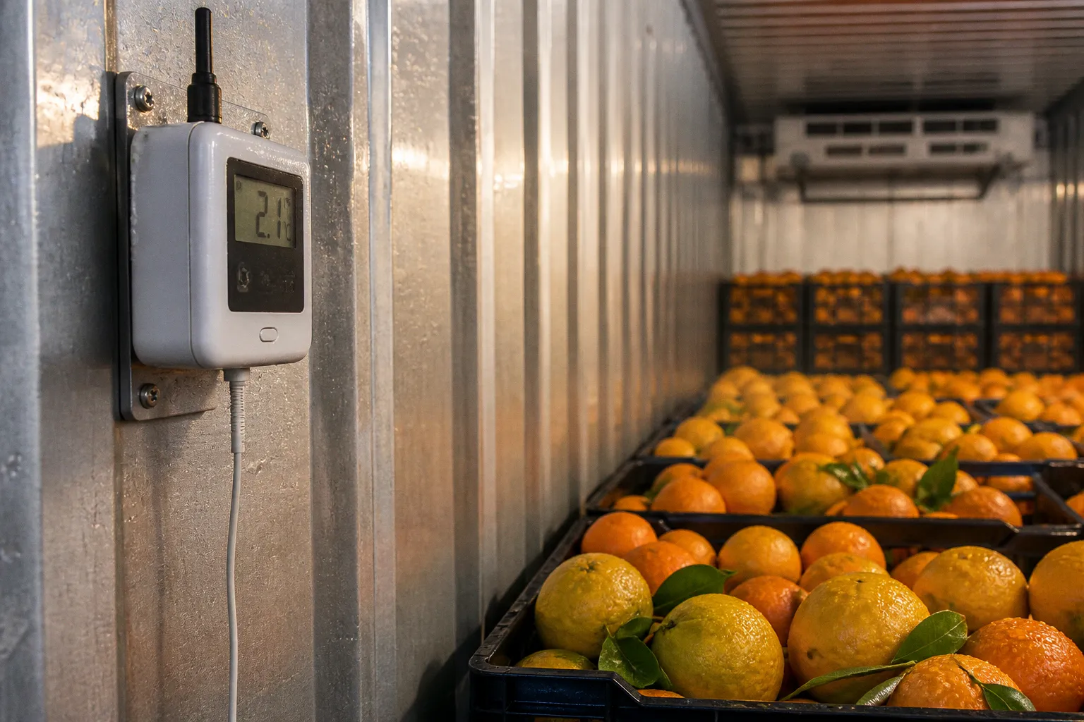 Reefer temperature tracking: a Gulf transit setup plan