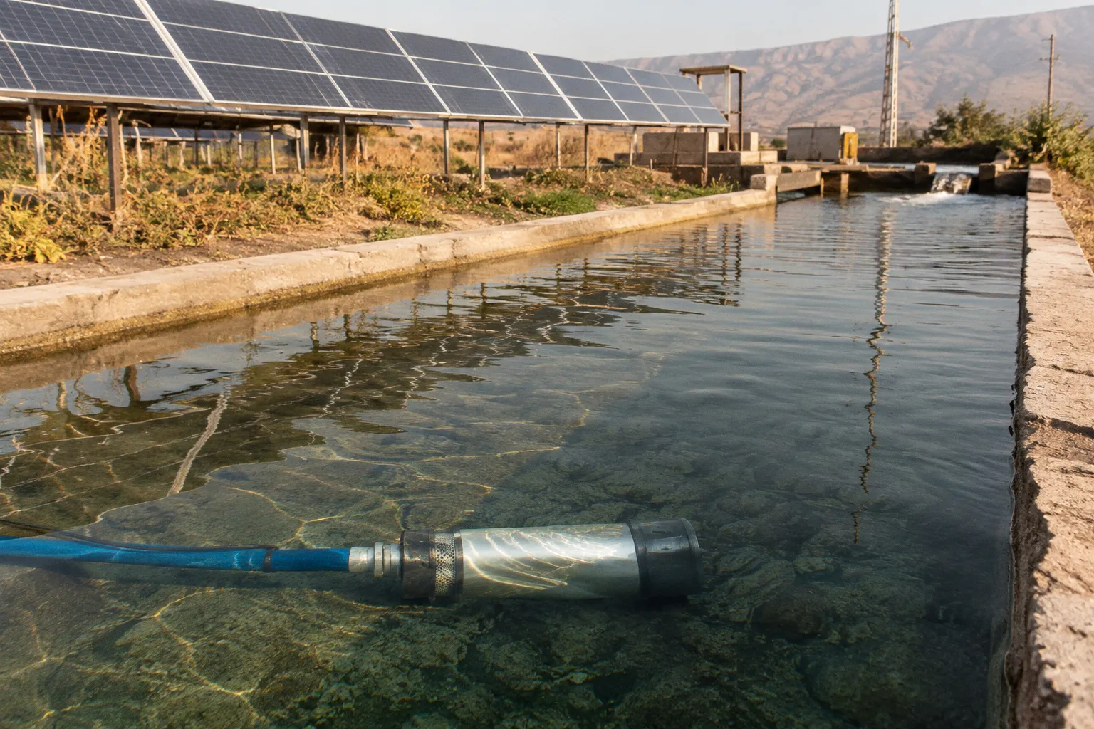 Solar water pumps: matching farm depth and power needs