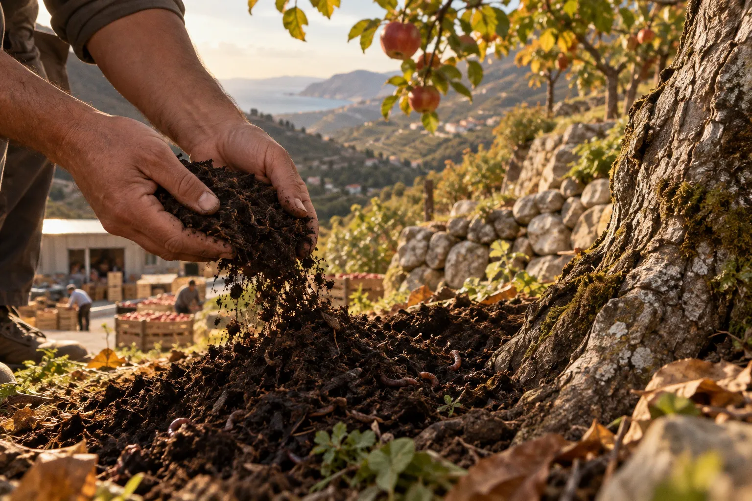 Vermicompost production: a 6-stage cycle for Lebanese soil